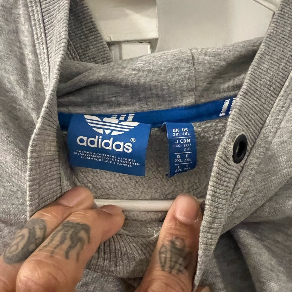 Adidas Gray Men's Sweater pullover xxl - Picture 4 of 7